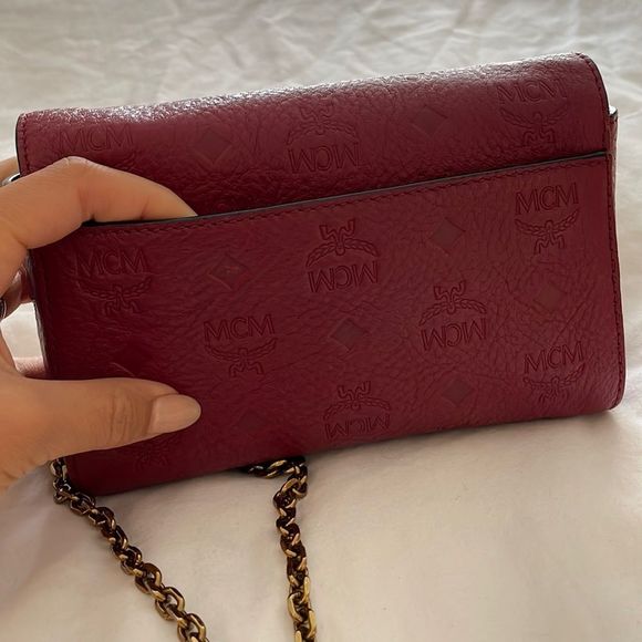 MCM ruby tan crossbody purse - Picture 14 of 17